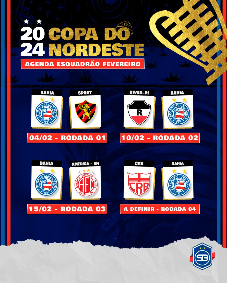 Simplesmenteba's tweet photo. Desafios de fevereiro na copa do nordeste https://t.co/4XfGymM2uQ
