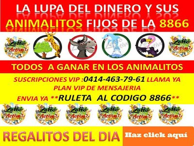 clubhipicoxtves's tweet photo. #Gana Con Los #Animalitos  con LA LUPA 8866

Envianos la Palabra (RULETA AL NUMERO 8866 )
#Recibes los Fijos para:

✅#LottoRey
✅#LottoActivo
✅#LaGranjita

Suscripciones #Vip #Wasap + 58 4144637961

#EEUU #Zulia #Caracas #Aragua https://t.co/gc68WSt4rb
