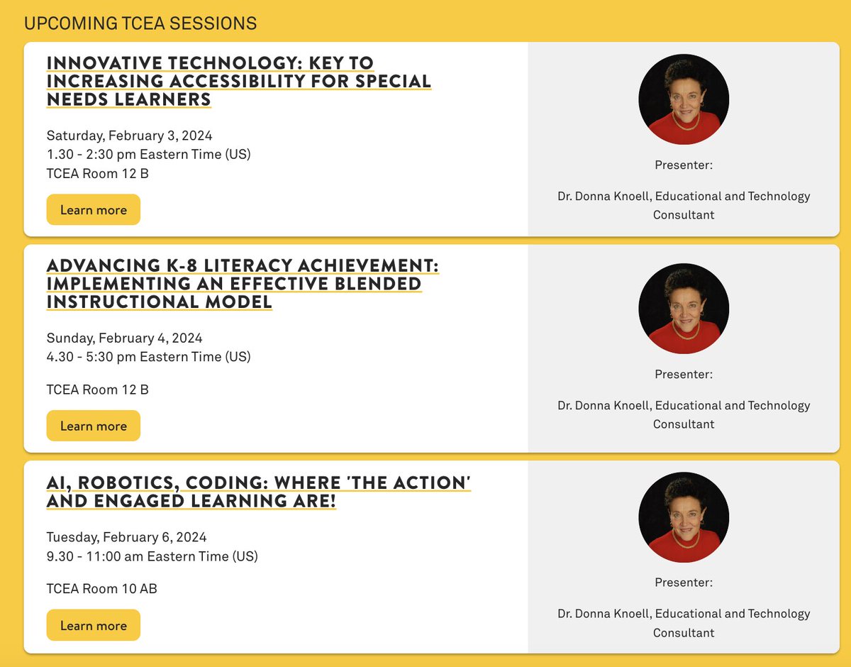 strawbees's tweet photo. 🌟Have a great start at @TCEA - there are some great presenters lined up, hear more about ‘Innovative technology: Key to increasing accessibility for special needs learners’ - attend @DonnaKnoell ‘s presentation today! 

#steameducation #TCEA2024 #TCEA https://t.co/Fb3uq24B52