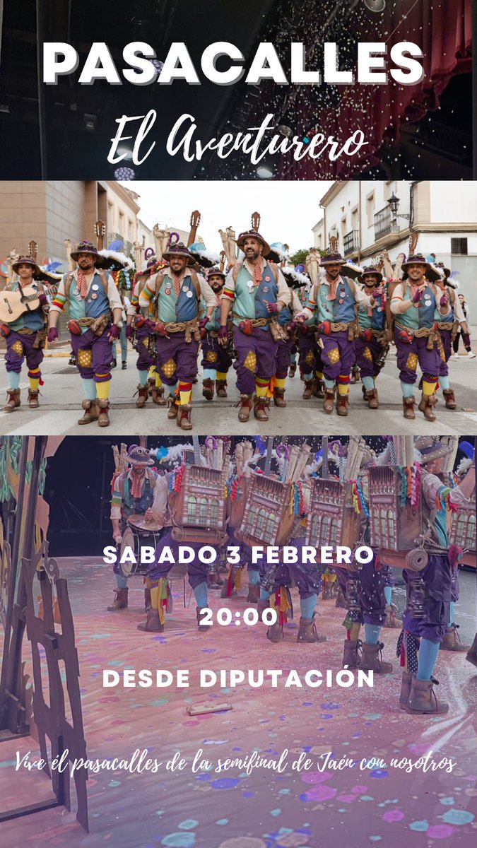 Nos vemos hoy todos 💜🎭