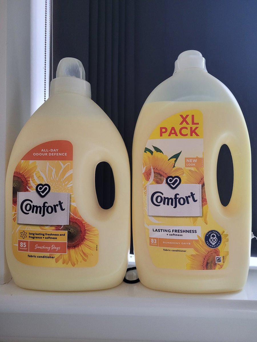 gallowaycheese's tweet photo. @Unilever 
Really? Did you think we wouldn't notice 🧐
Old left, new right, and with a price increase too 🙄 https://t.co/YWdeHyOeUz