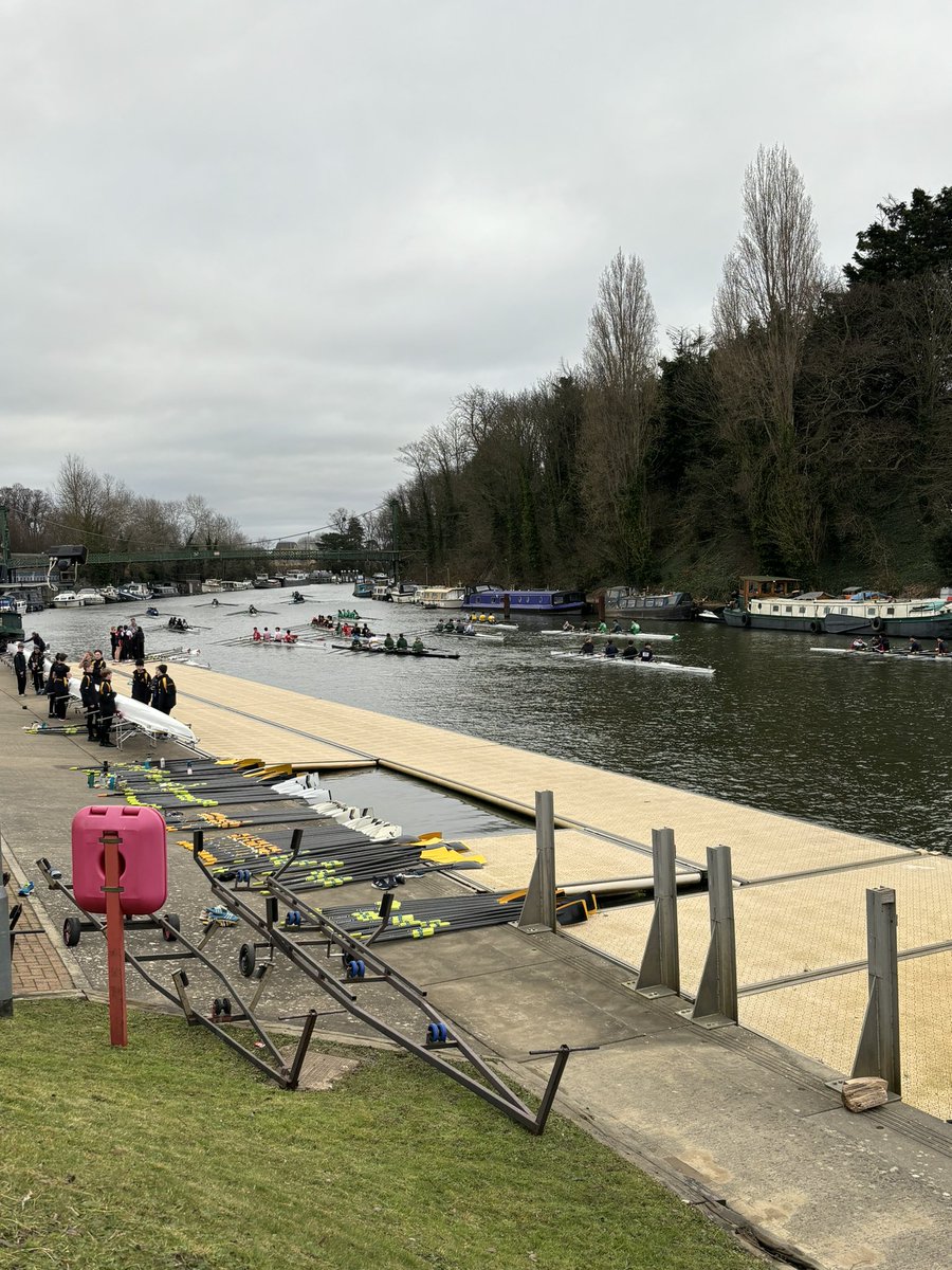 HamptonRowing's tweet photo. It’s the 2024 Hampton Fours and Eights Head today and we’re very much looking forward to welcoming around 2,000 young rowers from across the country for a great day of racing. #HamptonHead #HH24  #Rowing 🚣‍♂️ https://t.co/YrMtxg9dry
