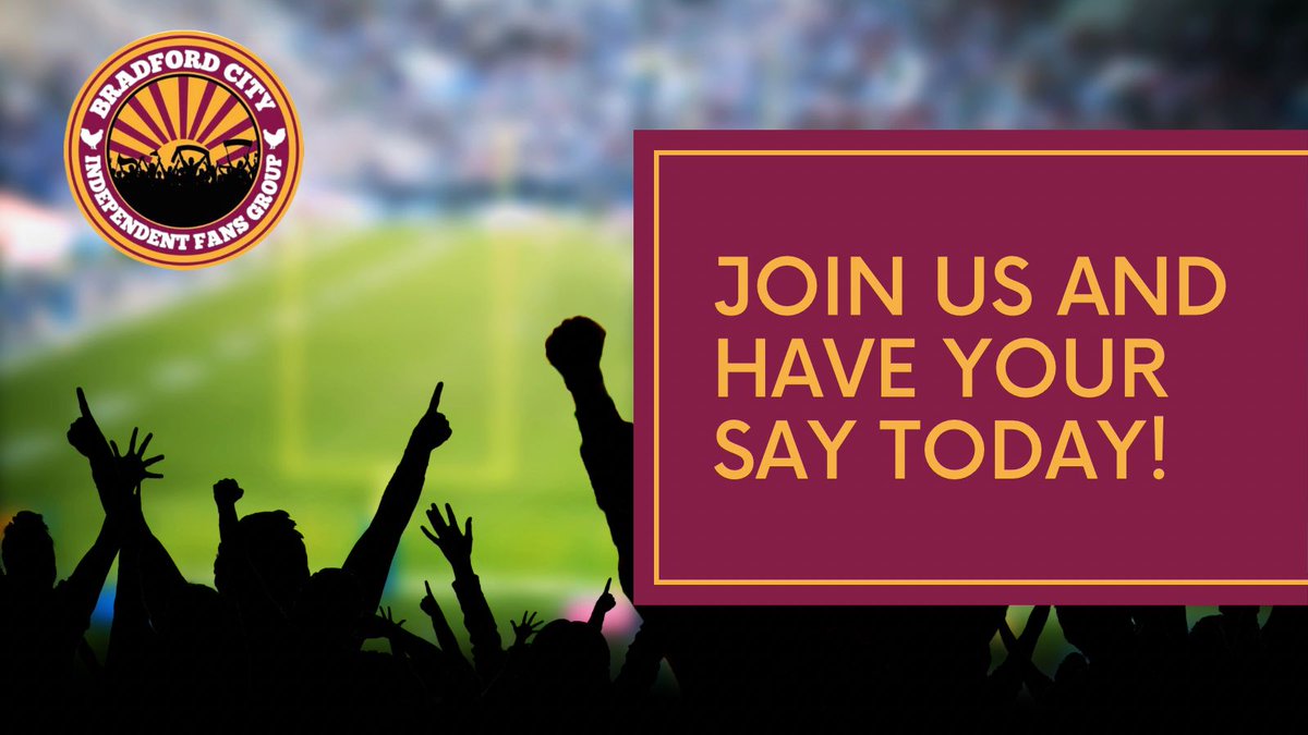 Happy Game Day Bantams. A quick update. Our Rupp Forum campaign now stands at 490 signatures and growing. Our membership continues to grow and we have 665 members as of writing. Thank you everyone. Our join link is pinned to our profile so come and have your say. #bcafc