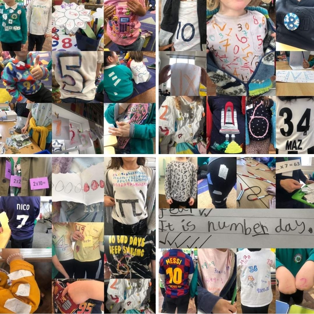 Thank you everyone for taking part in our Number Day event, the children looked brilliant in their creative clothes! They also had lots of fun in class doing maths games and we also raised lots for NSPCC 💚 Big thanks to Ms Kiran for organising too.