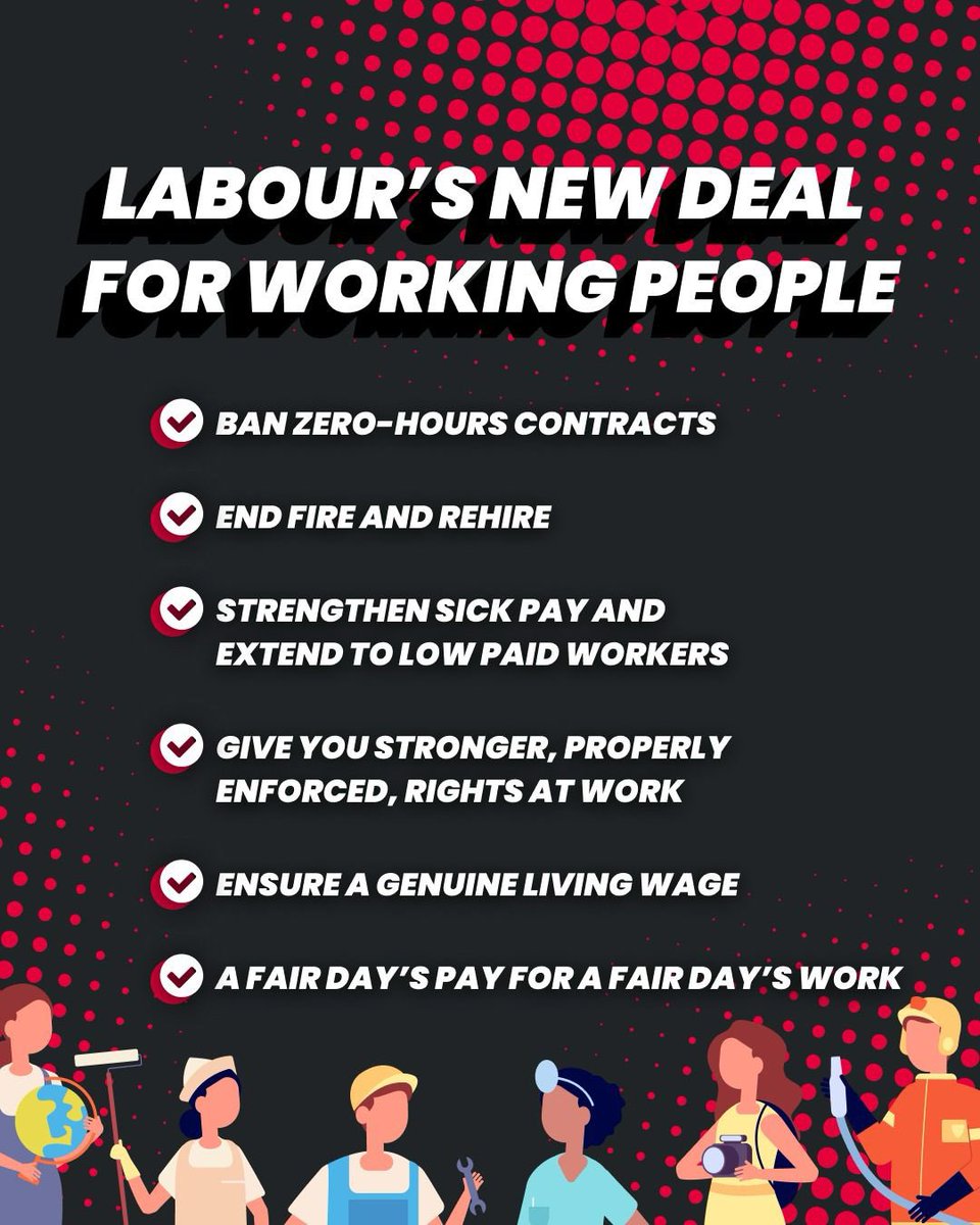 Labour will deliver a New Deal for Working People. It’s how we’ll make work pay.