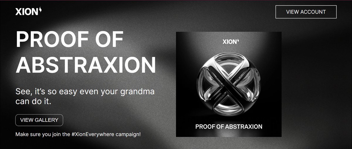 #XionEverywhere