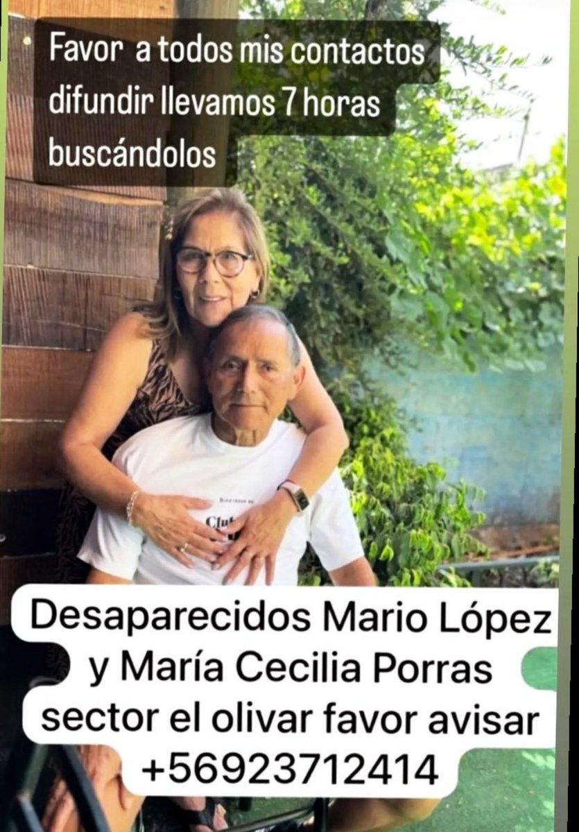 Ariiett's tweet photo. Por favor, ayúdenme a difundir para que prontamente demos con el paradero de ellos !!! 
Sus familiares llevan mucho sin saber de su paradero!
#IncendioForestal #Desaparecidos #incendio #elolivar #viña https://t.co/QSXL2Z54PL