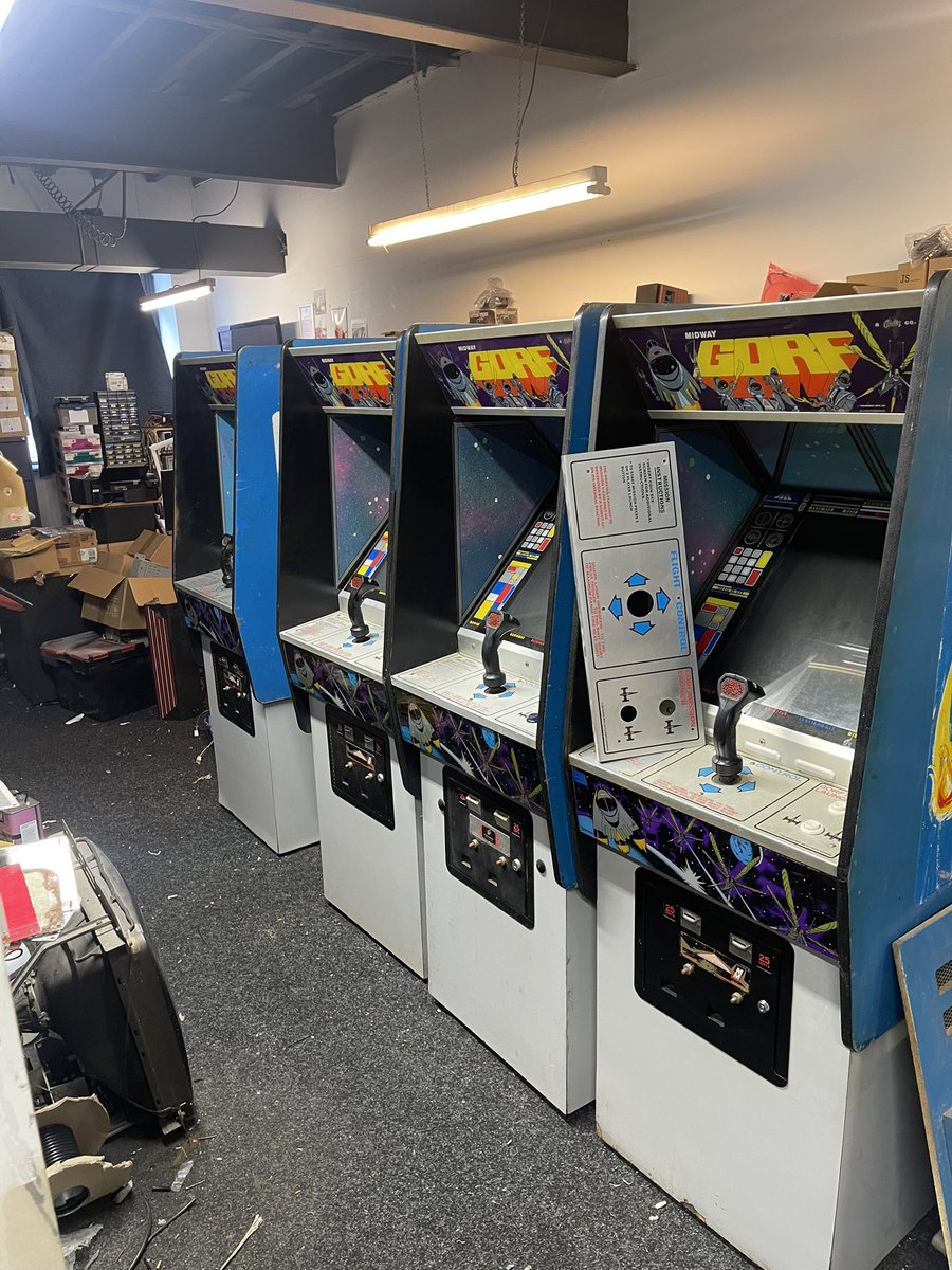 ArcadeClubTech's tweet image. We have our work cut out this weekend.
#Gorf #RetroGaming #BallyMidway