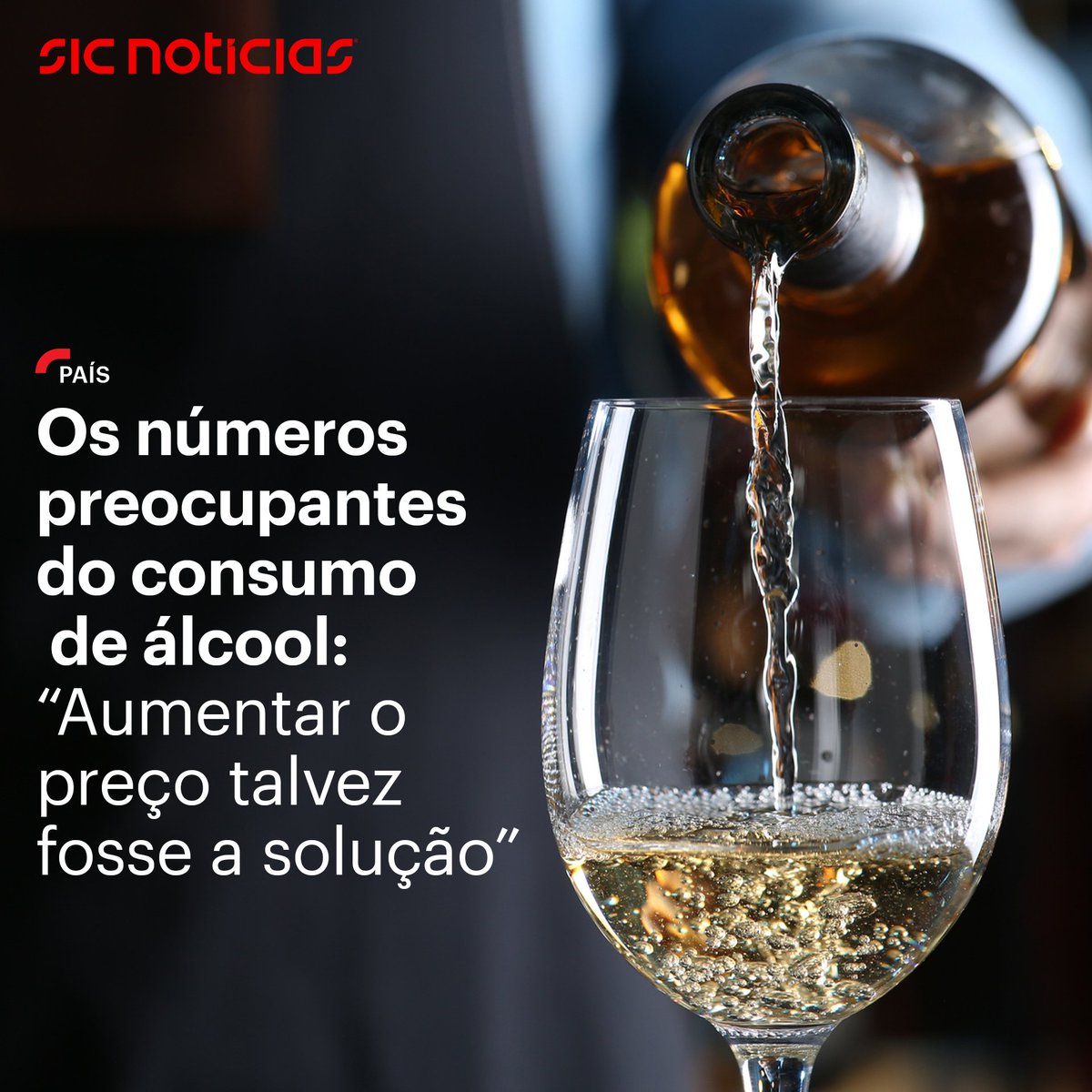 Em 2022 registou-se o valor mais alto dos últimos 10 anos de pessoas dependentes do álcool em tratamento - os números quase quadruplicaram numa década: bit.ly/3OtKL1i