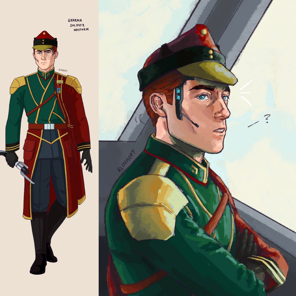 KlinaOff's tweet photo. Gyarma uniform test ๐
#swtor #starwars #swtoroc #sithoc #swoc #myart https://t.co/hSw1Hu39Fm