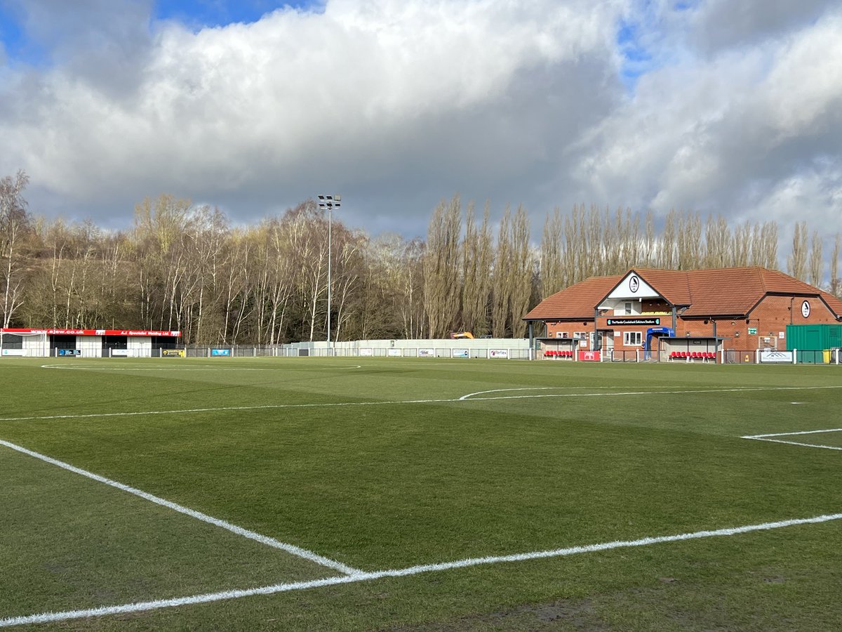 It’s a beautiful day, the pitch looking superb so hope to see you all this afternoon for our game v Leiston