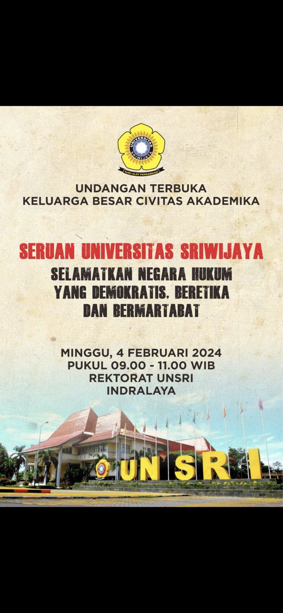 <a href="/henrysubiakto/">Henri Subiakto</a> Kampus kami juga Prof 🙏🏻