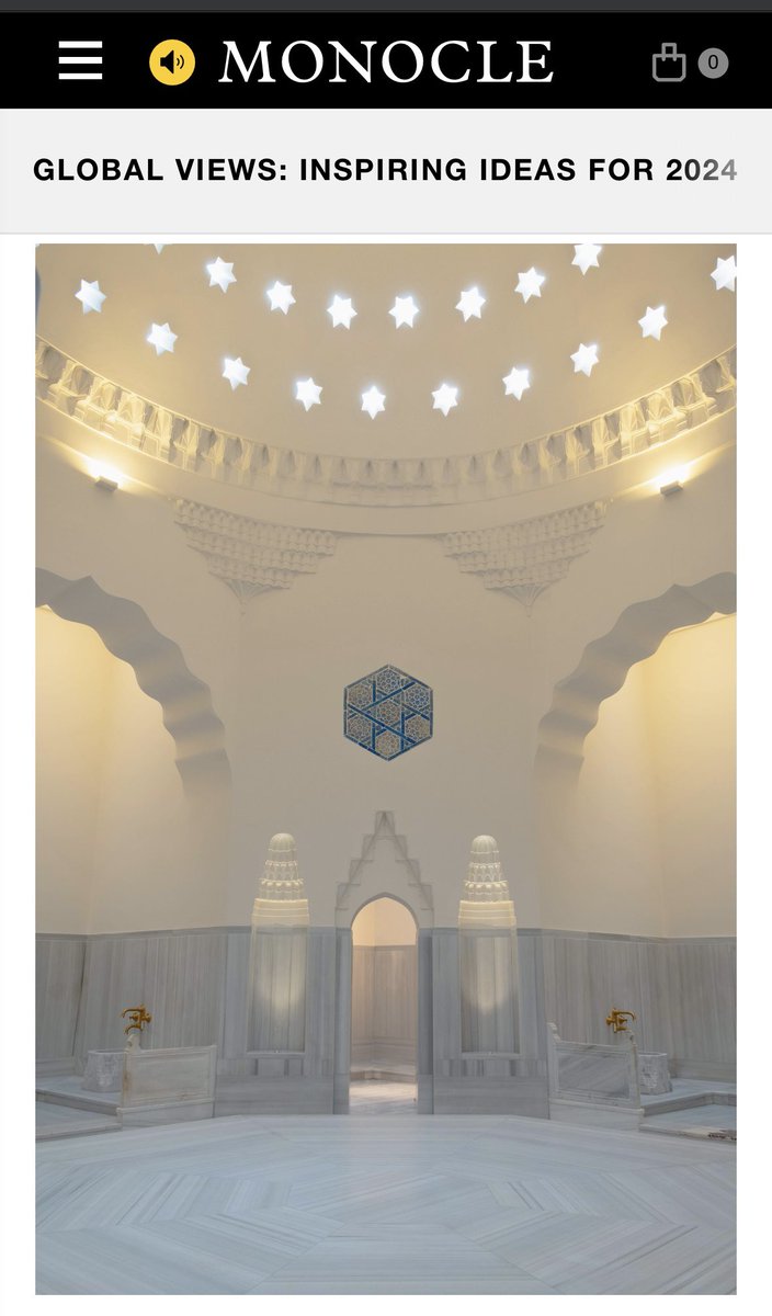 Frodo1977's tweet image. #Bathe “The most exciting part was uncovering the #stories,” says Koza Gureli Yazgan, the founding director of the Zeyrek Cinili Hamam and a third-generation #leader of The Marmara Group. “It wasn’t about the end goal for me. It was about the #process. monocle.com/magazine/issue… 💙