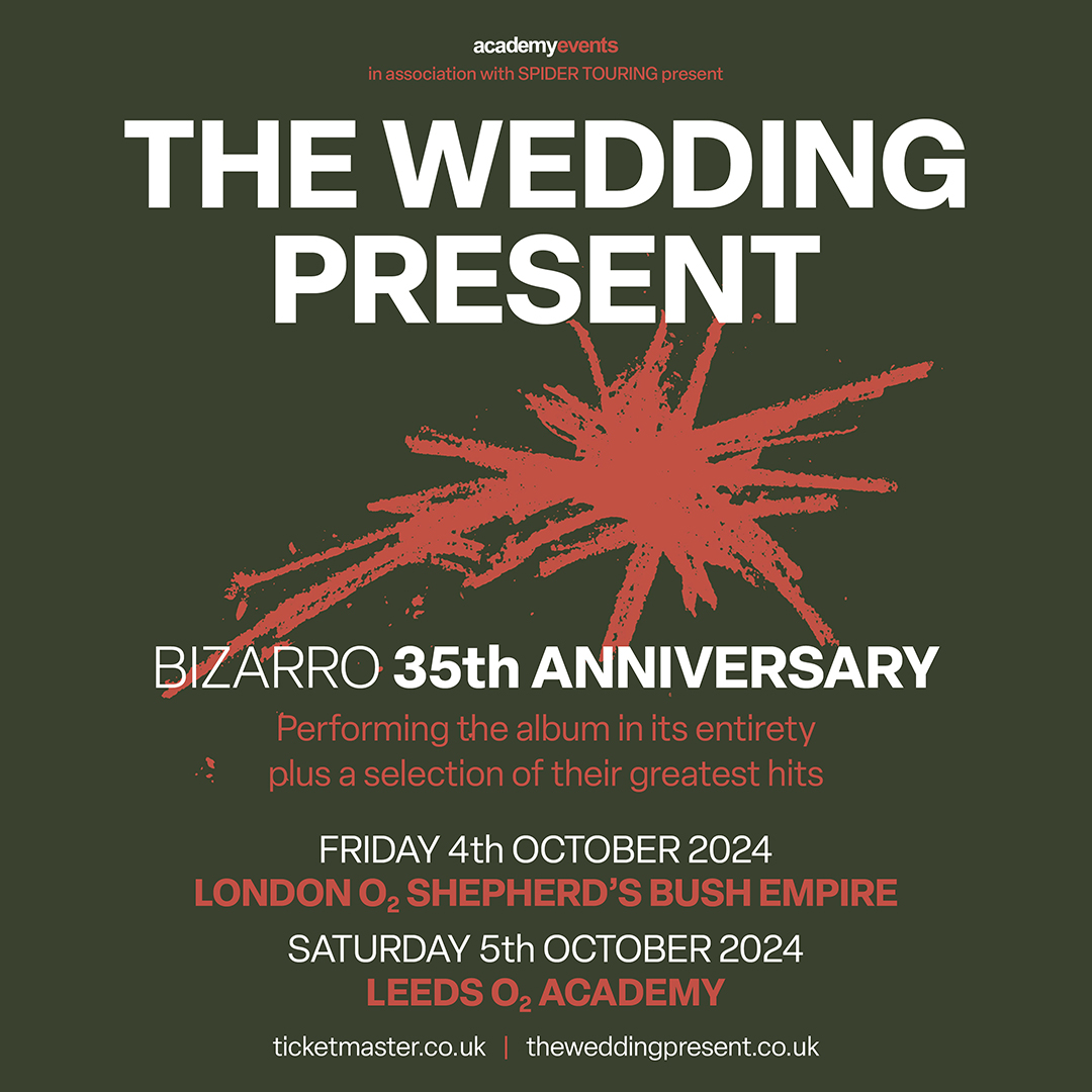 Happy Saturday! We've decided to celebrate the 35th anniversary of 'Bizarro' with a little mini-tour in October. We'll be adding a couple more dates soon but tickets for London and Leeds are already on sale now: scopitones.co.uk/forthcomingcon…