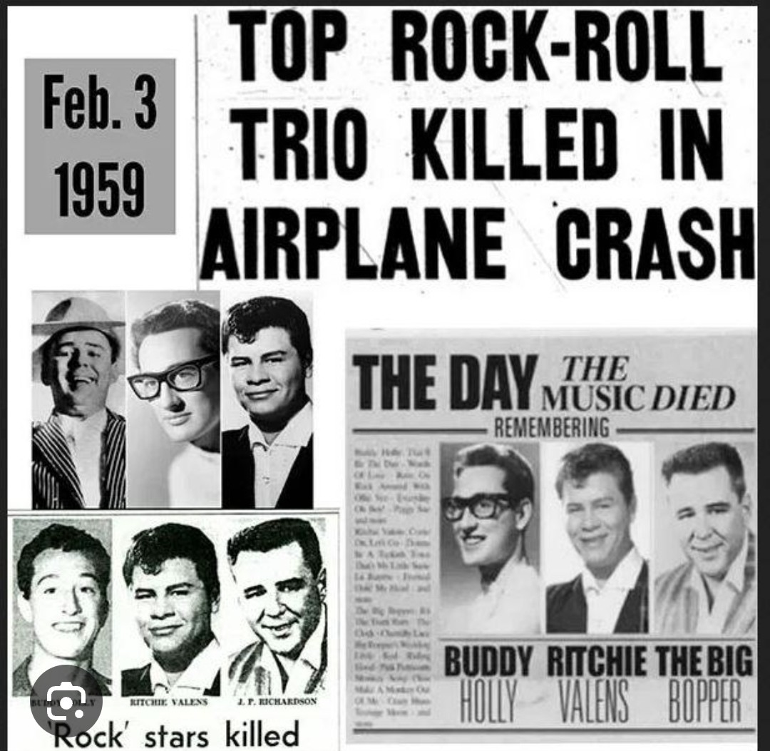 hoeyjohn's tweet image. #Thedaythemusicdied On this day 1959.   R.I.P. #BuddyHolly #Bigbopper #Richievalens. The music we were deprieved of❤️😥
