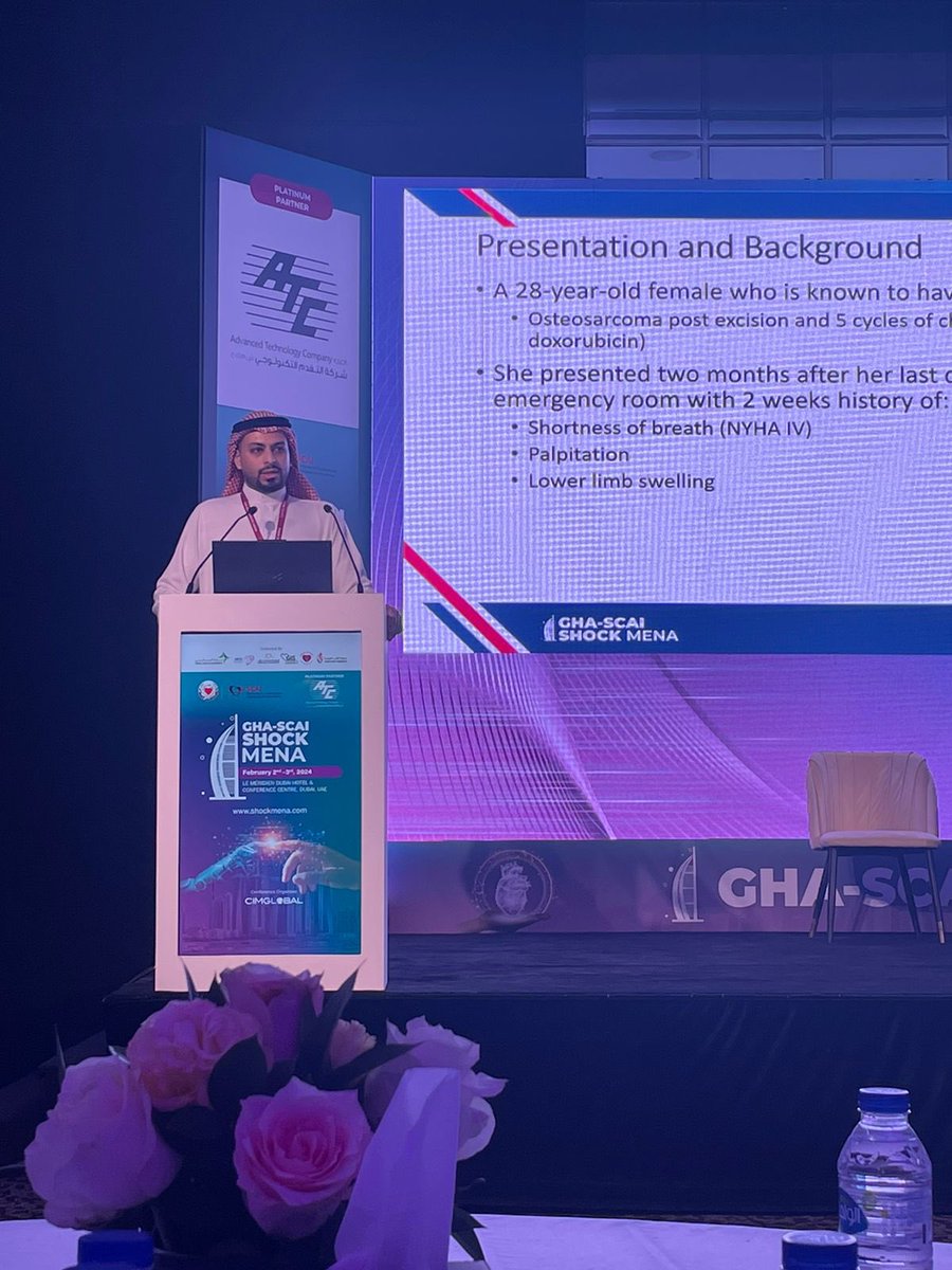 AlHusayniF's tweet photo. I had a great time at #GHASCAI_SHOCK2024

It is always a great opportunity to meet amazing physicians from all around the world, and to share knowledge and experiences.

I had the pleasure to present a case in this outstanding conference. 

@GHASCAISHOCK @SCAI 
@GULFHeartAssoc https://t.co/7jJ2Bt4R4L