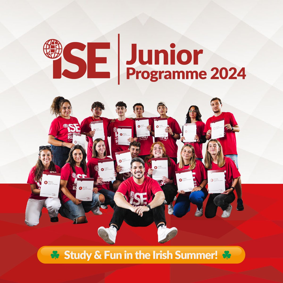 LearnEnglish_IE's tweet image. ISE Junior Programme 2024 🌟
Spend your summer studying and having fun in Ireland! 🇮🇪🍀
📍 Dublin or Waterford Campus
Courses Offered:
📚 General English Course + Irish Culture (15h)
📖 General English + Exam Prep Course or Conversation Class (20h)
info@iseireland.ie