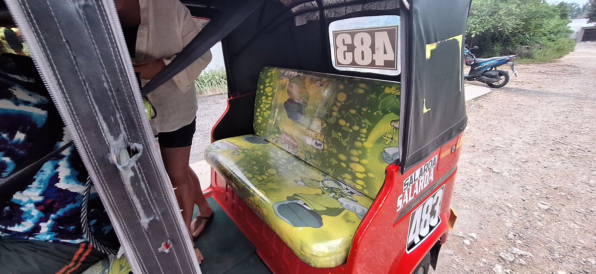 Jessee38's tweet photo. Ben 10 Tricycle in the Philippines, named pandesal https://t.co/yNyG0Ox4aL