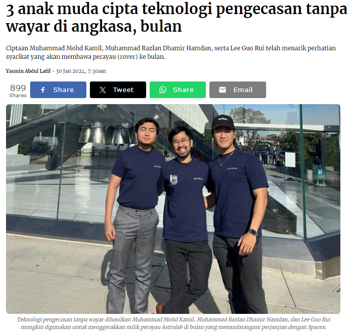 Belajarlah tinggi-tinggi.
Usahalah keras-keras.
Ibadatlah kuat-kuat.
Berhiburan biar berpada-pada.

Hingga anda dapat menyumbang berita baik di tengah-tengah limpahan berita buruk, negatif dan sia-sia di media.