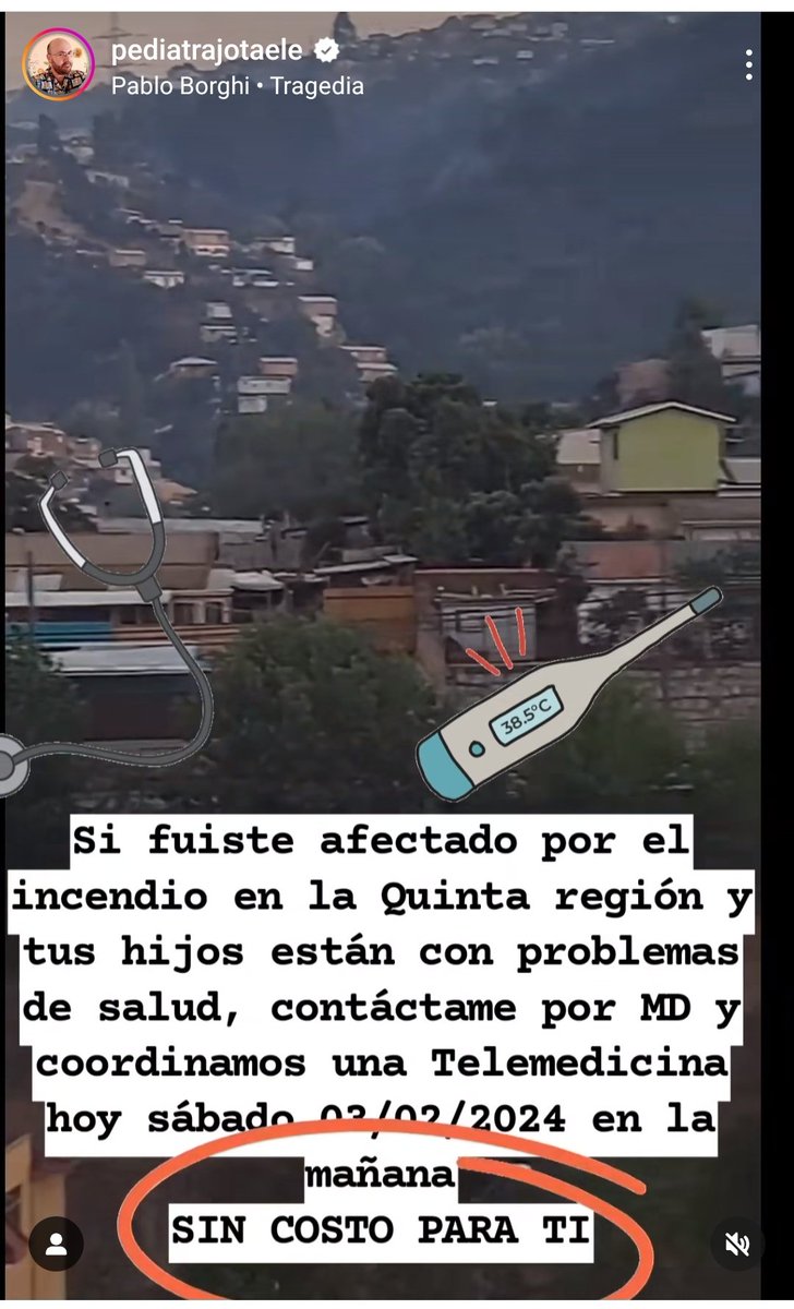 DamareinsNikols's tweet photo. Atención! El pediatra José Luis Zuñiga está ofreciendo atención de telemedicina gratuita para quien lo requiera. PEDIATRAJOTAELE en Instagram #incendiosforestales https://t.co/EPTXJhzNyZ