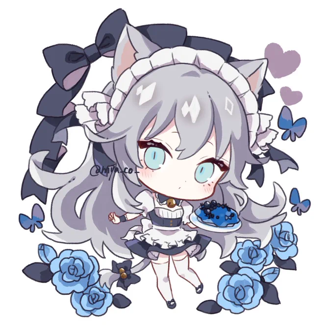 #これを見た人はメイドをTLに放流しよう!!!素敵なタグ…!オリジナルキャラのシルヴィアが刺さる方に届いておくれーーー!!! 