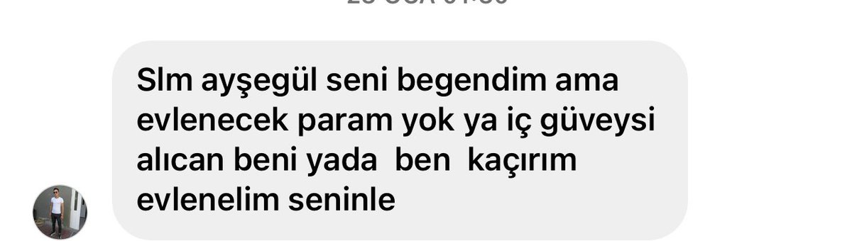 sana da ne mesajlar geliyordur şimdi