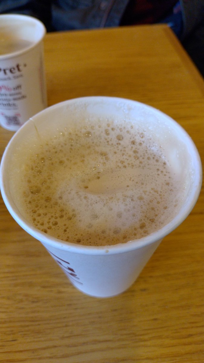 RNAECaroline's tweet photo. @pret think this may be the worst latte I've ever had! @pretbroadmead please please do some barista training! https://t.co/ZzI4scuOhF