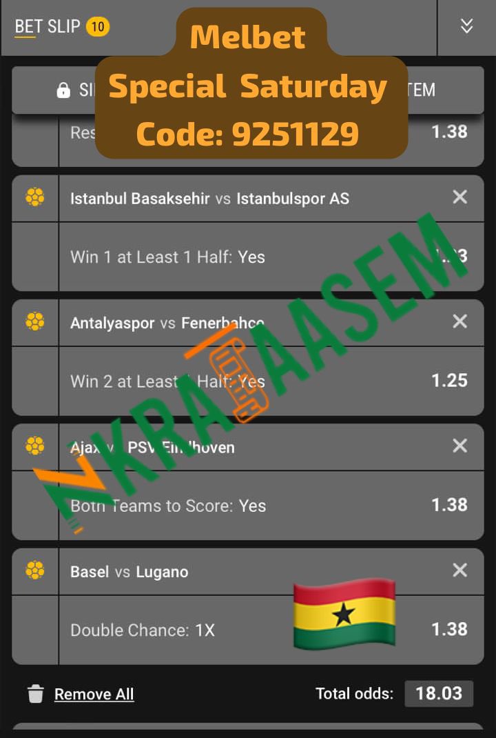 109 & 18 Odds for your weekend … Let Boom 💥 again together before my birthday on the 8th February 2024 Melbet Code 1: 9252701 Melbet Code 2: 9251129 Follow the WhatsApp Channel and let make money 💰 👇🏿👇🏿👇🏿👇🏿👇🏿👇🏿 whatsapp.com/channel/0029Va… @MelbetGhana