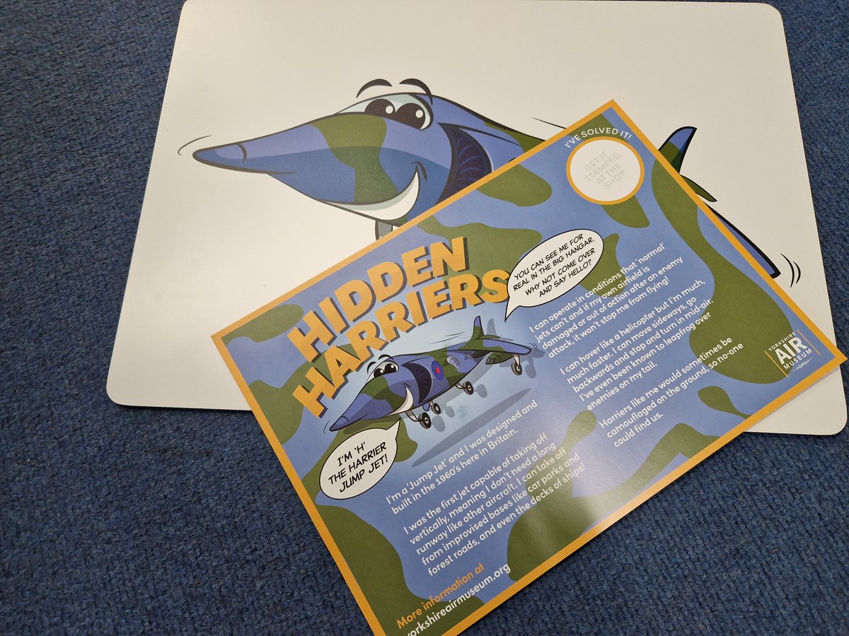 HALF TERM APPROACHES Half term is a week away and there's plenty to do for younger visitors. As well as our fantastic collection of over 60 aircraft and vehicles, we have the Hidden Harriers Trail for kids , plus our great new playground. yorkshireairmuseum.digitickets.co.uk/tickets