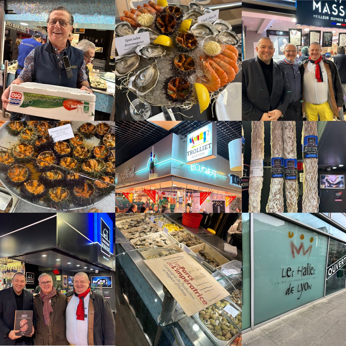 ggomez_chef's tweet photo. Un petit tour aux Halles Paul Bocuse. Des artisans au service du goût! #hallespaulbocuse #bobosse #massot #trolliet #chezantonin #oso #christophemarguin https://t.co/ipn38gdhsP