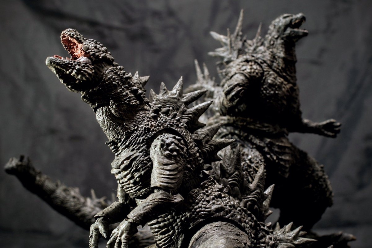 ムービーモンスターシリーズ 呉爾羅(2023)をフル可動に改造しました 首 