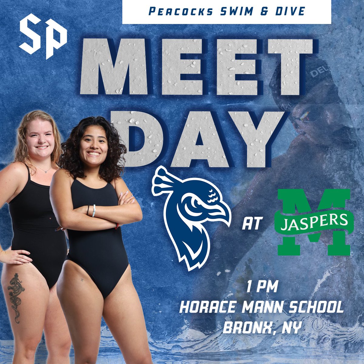 𝐒𝐚𝐭𝐮𝐫𝐝𝐚𝐲 𝐭𝐫𝐢𝐩 𝐚𝐜𝐫𝐨𝐬𝐬 𝐭𝐡𝐞 𝐇𝐮𝐝𝐬𝐨𝐧!! 🏊‍♀️🍎 AT @jasperswimdive 📍Bronx, NY ⏰ 1 PM 🏟️ Horace Mann School #StrutUp🦚