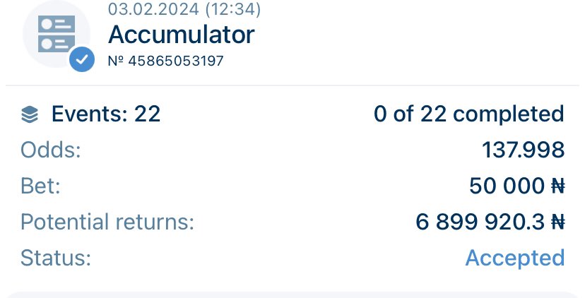 chrisanalysis_'s tweet photo. 1XBET Booking code: HH3V9
ODDS: 138

Give it a shot! 
@Ekitipikin @sportingking365 @bossolamilekan1 @TheRealCEOAmber @kmanalysis @jujupunter @MistaFelix_ https://t.co/2tDXn3ERZw