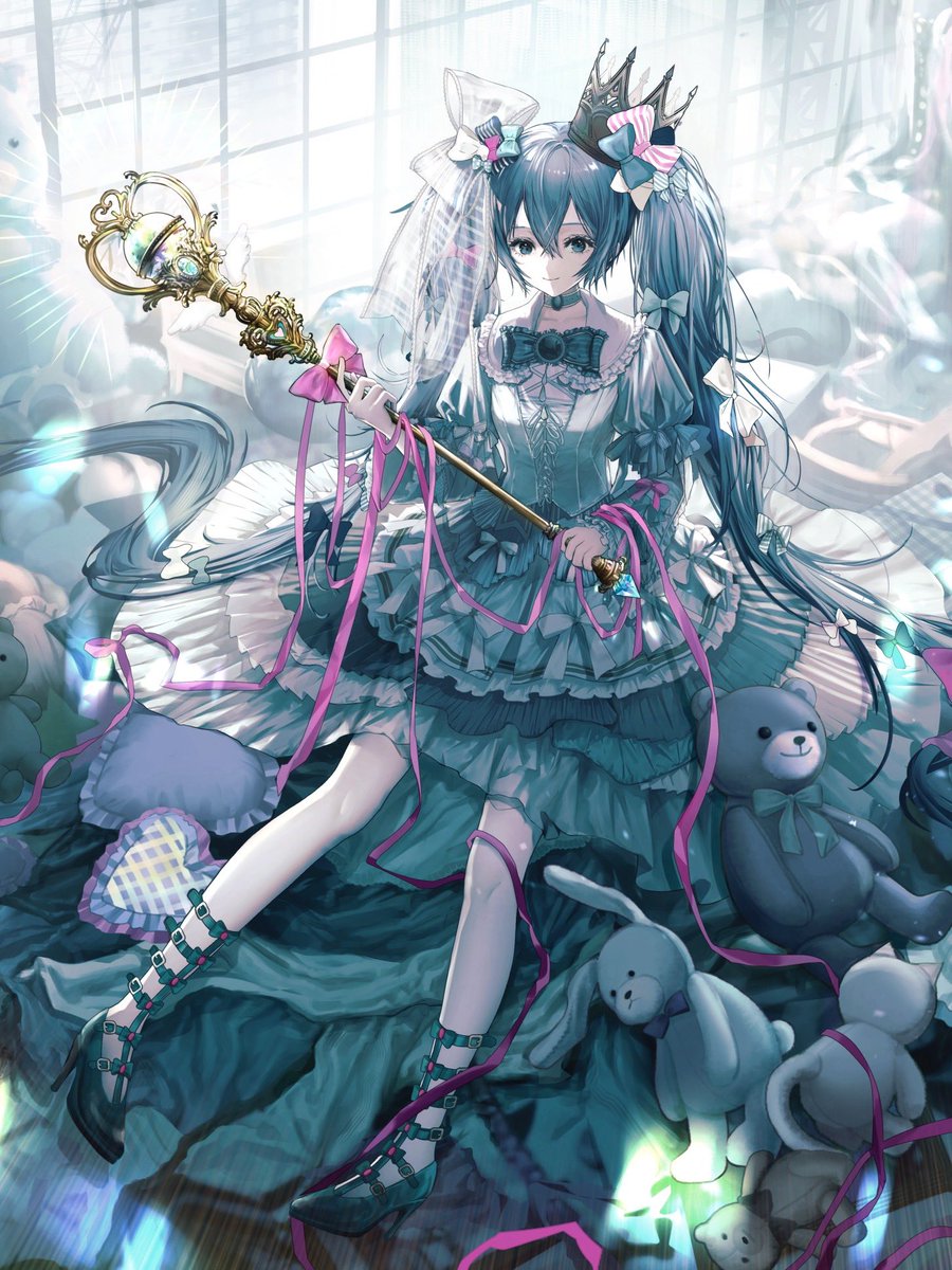 初音ミク「 #初音ミク #VOCALOID」|ひろせのイラスト