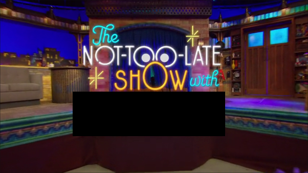 vaishnavir7's tweet photo. The Not-Too-Late Show is an American series where every episode runs for 15 minutes. It celebrates nighttime routines involving the whole family and conversations with celebrity guests. 

Name its adorable, fuzzy host, who is eternally three years old. 🎂 https://t.co/vcZF249z9p