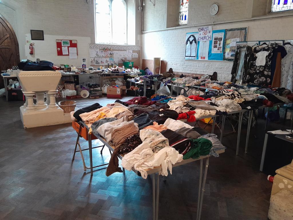 Come and grab a bargain <a href="/ChristChSw19/">Christ Church SW19</a> #ColliersWood 

Everything proced between 50p and £2

Doors open 12.30