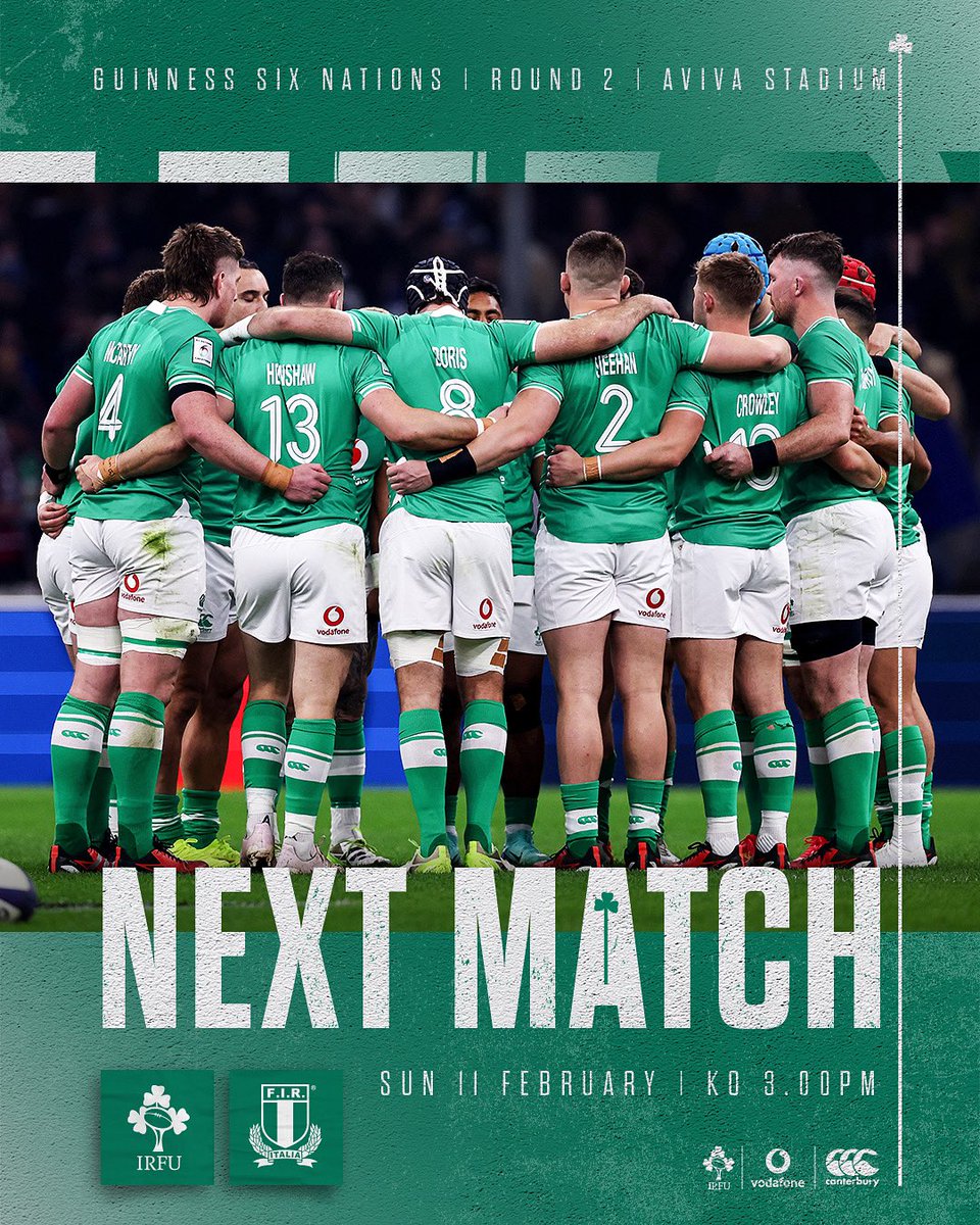IrishRugby's tweet photo. Back at home in @avivastadium next week! 🙌

#TeamOfUs https://t.co/XVIaCKyngh