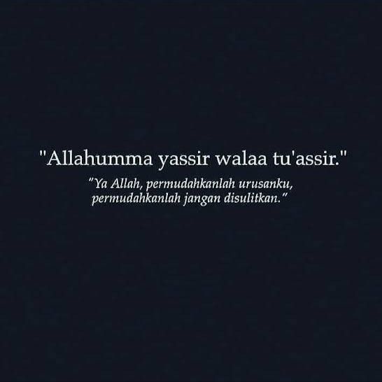 SantapanMinda's tweet photo. Ya Allah, permudahkanlah urusanku. permudahkanlah jangan disulitkan https://t.co/QYAoo8f7eB