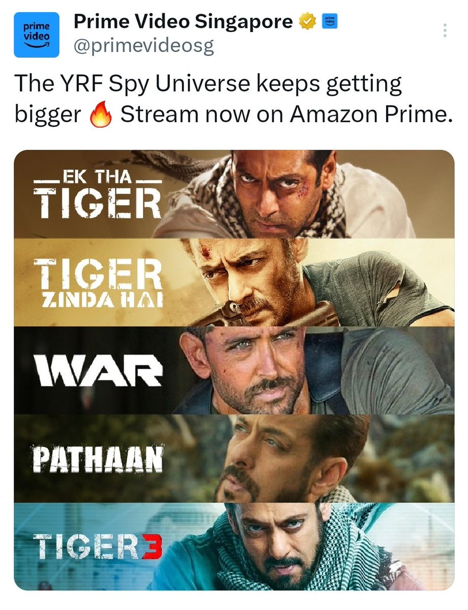 Tiger Is Father Of Spy Universe
🔥 #SalmanKhan  #ShahRukhKhan  #HritikRoshan
