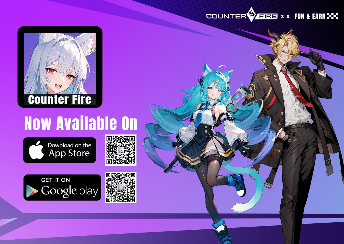 Wait no more; the moment is here! 

🎮 Counter Fire's experimental wipe-test is now available on both Android and iOS. 

Play the game now to secure a whitelist spot in our upcoming Founder's Collection. See you on the battlefield! ⚔️