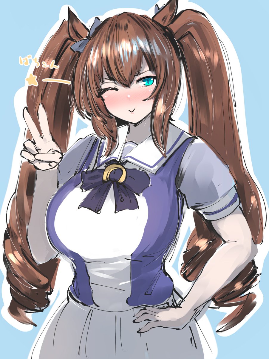 kanikama25's tweet photo. #ツインテールの日 　#ウマ娘
マルゼンスキー　ツインテール https://t.co/0pVkBx2IRU