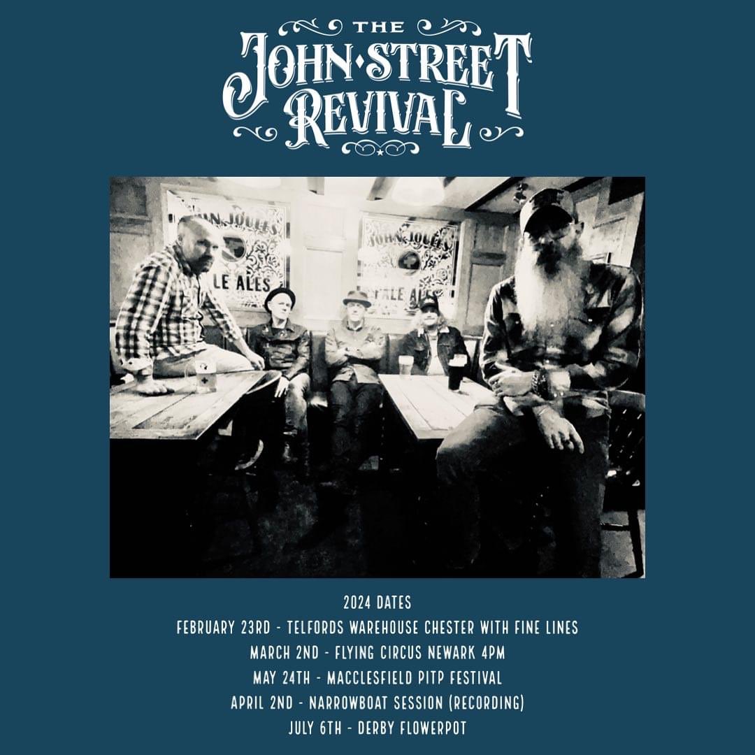 Another addition to the @partyinthepews we just cannot help ourselves! We’re pleased to announce The John Street Revival will be joining us for our 2024 festival!! These guys are not to be missed!!
