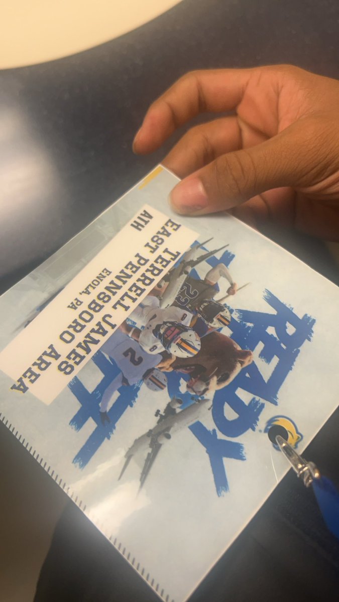 Rell1x1's tweet photo. I enjoyed my visit yesterday to Misericordia University Thanks for having me!💙💙 @Coach_Cottle @EastPennsboroFB https://t.co/zly3H4cryb