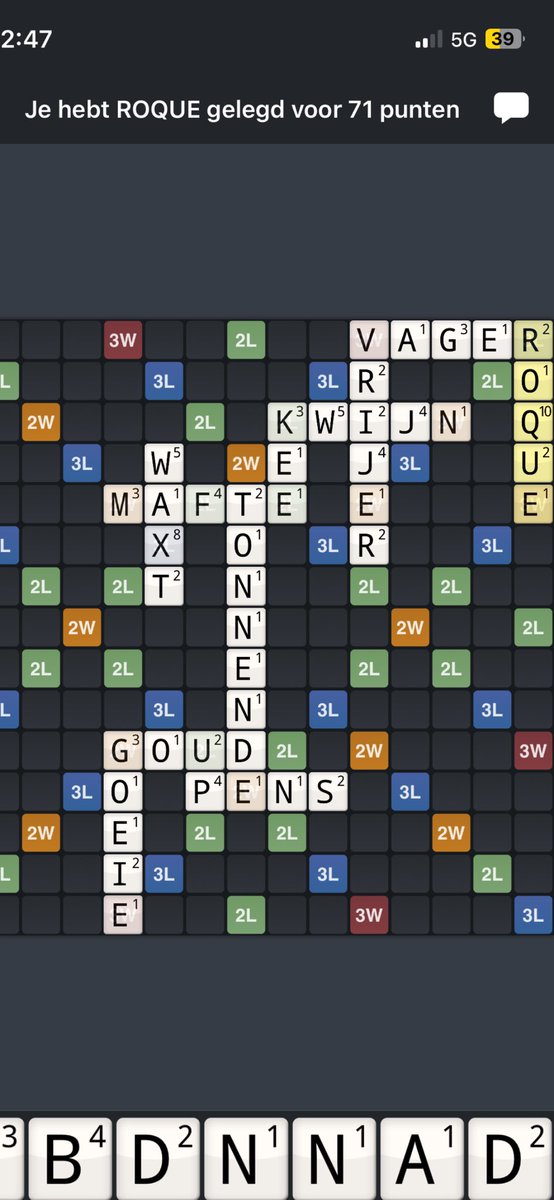 Lalala 🥳 (voor mij) nieuw Q-woord ontdekt! <a href="/woordgeweigerd/">Woord geweigerd</a>