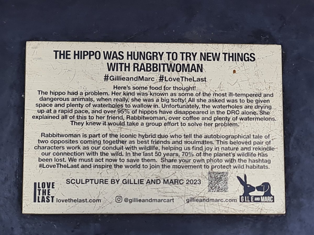 Grampy561's tweet photo. OPP LONDON BRIDGE STATION - THE HIPPO WAS HUNGARY TO TRY NEW THINGS WITH RABBIT WOMANwith  by GillIE and Marc # Love the last https://t.co/sf8ih0WMYy