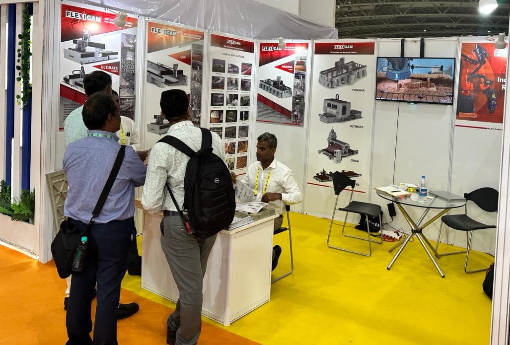 FlexiCAM's tweet photo. Join FlexiCAM and our esteemed partner, Preci-Techh, at the #IFEX 2024 event held at BIEC, Bengaluru. 

📍 Hall 5, Stand H28 | Bengaluru, India
📅 January 02-04, 2024

#IFEX2024 #foundrymachinery #Foundrysolutions #cnc #machining #aerospace #flexicam https://t.co/peiCEshymE