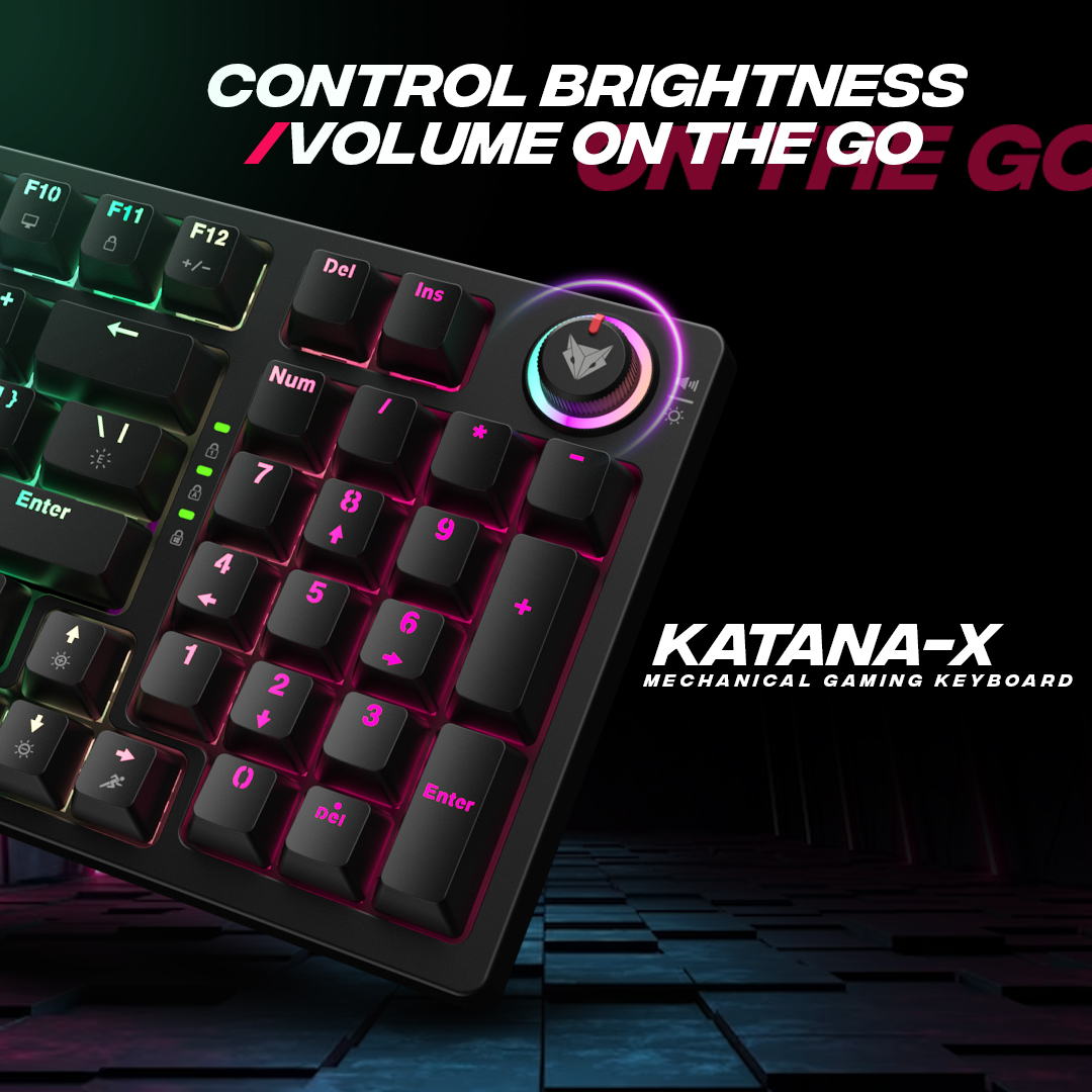 AmketteOfficial's tweet image. Keep the game under control 🕹🔥

#EvoFoxGaming #PlayWithPower #KatanaX #GamingKeyboard #PCGaming
