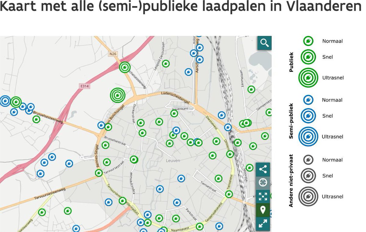 PaulTisaun's tweet photo. RaRaRa ? Waar staat snelste Publieke #Laadpaal in #Leuven; vlgs #Fluvius ? >>#Wingerd #ECoOB https://t.co/mgyk5DDxcx