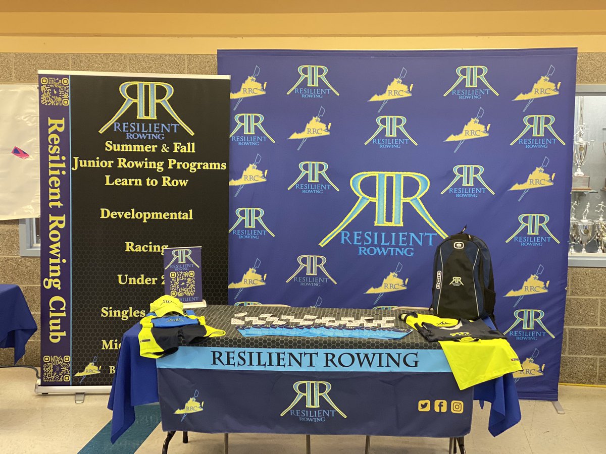 We’re all set up with our summer and fall program info at the 2024 erg sprints at Alexandria City High School, come by and chat about how we can help you improve your rowing experiences and skills.