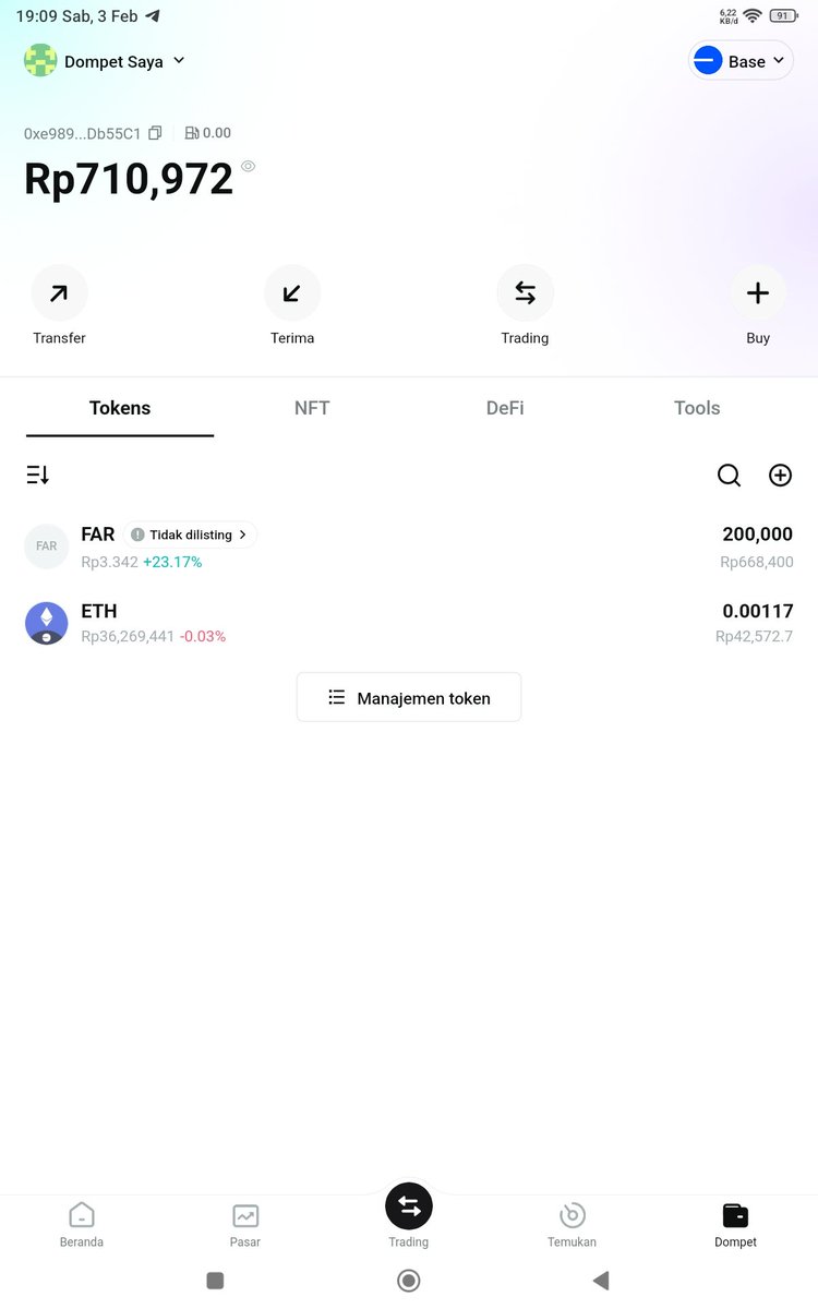 Alhamdulilah Akhir bulan Januari dapet airdrop JUP dan lanjut Warpcash